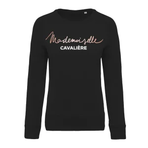 SWEAT M.C NOIR / LOGO AU CHOIX