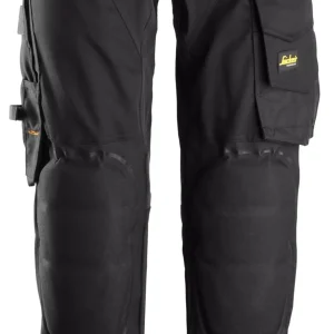 6593 - AllroundWork, Pantalon en tissu extensible avec genouillères Capsulized™