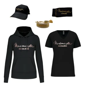 Pack "Black / Gold" Sweat Capuche & T-Shirt & Casquette & Bracelet & Chaussettes
