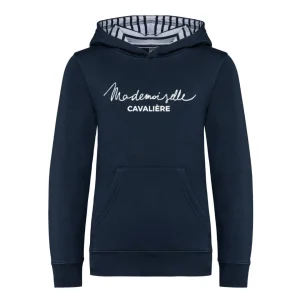 SWEAT CAPUCHE FILLE MARINIÈRE