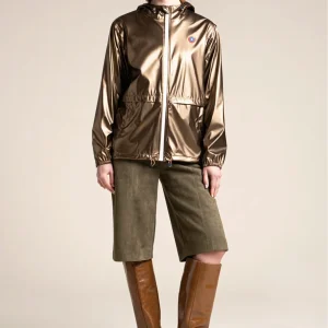 Impermeable long Flotte Anorak tech Gold