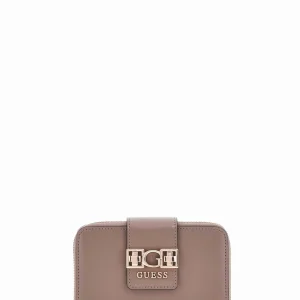 Petite maroquinerie Guess Jane Dark taupe