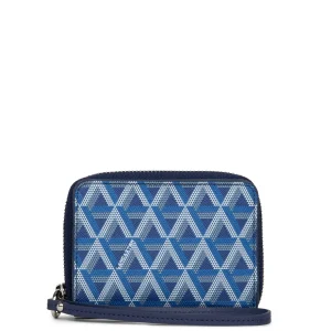 Porte feuille Lancaster Pm ikon 118-01 Bleue