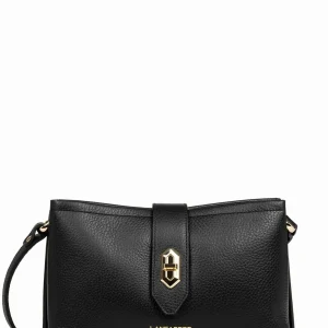 Sac bandouliere Lancaster Top double 470-64 Noir in nu