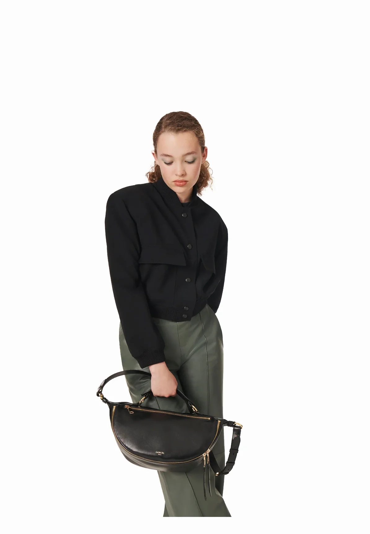 Sac a main Lancel Origami A12528 10 noir – Image 5