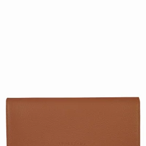 Petite maroquinerie Longchamp Le foulonne 121 caramel