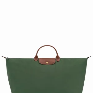Sac Longchamp Le pliage original P95 vert anglais