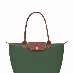Sac Longchamp Le pliage original P95 vert anglais