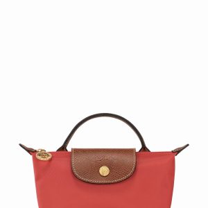 Petite maroquinerie Longchamp Le pliage original P94 tomate