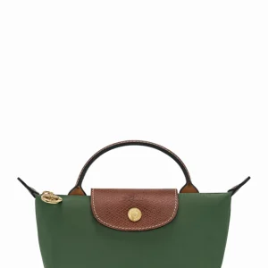 Petite maroquinerie Longchamp Le pliage original P95 vert anglais