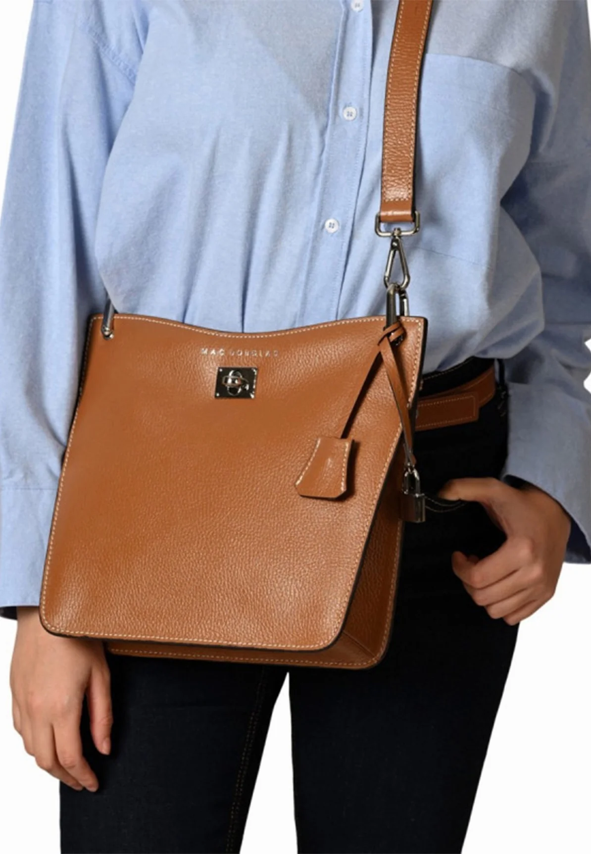 Sac a main Mac douglas Magda Kentucky xs magda Bp91 chatain – Image 5