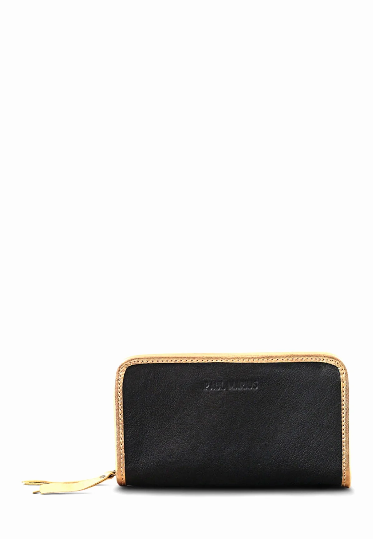 Petite maroquinerie Paul marius Mon compagnon Noir dore