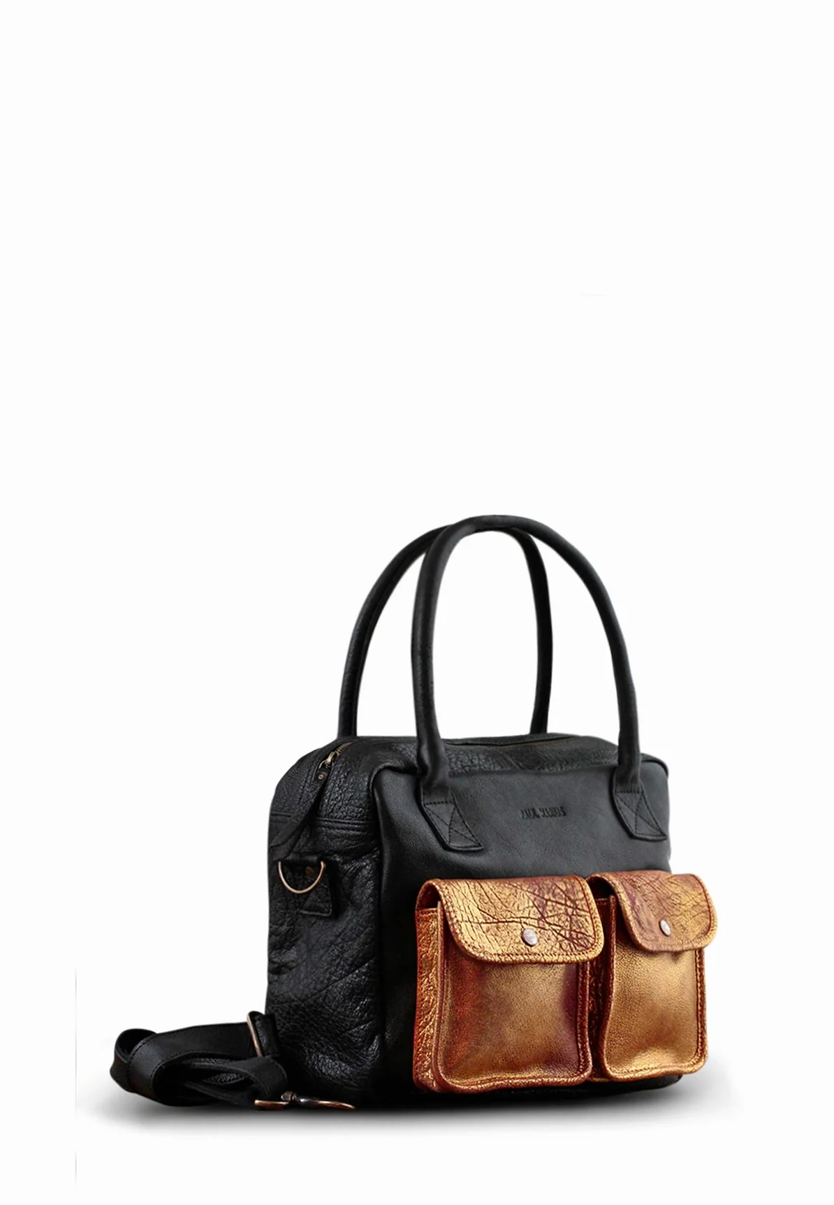 Sac a main Paul marius Le dandy Le dandy Noir dore – Image 3