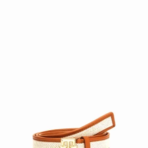 Ceinture femme Tommy hilfiger Logo bombe Aw0aw160220f4 0f4 salt and pepper
