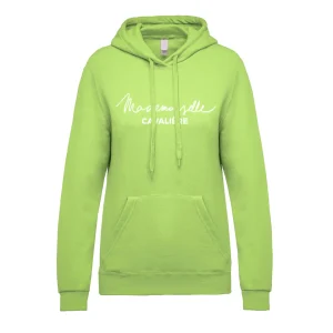 SWEAT CAPUCHE M.C LIME / Logo au choix